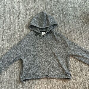 PINK VICTORIA SECRET CROP HOODIE